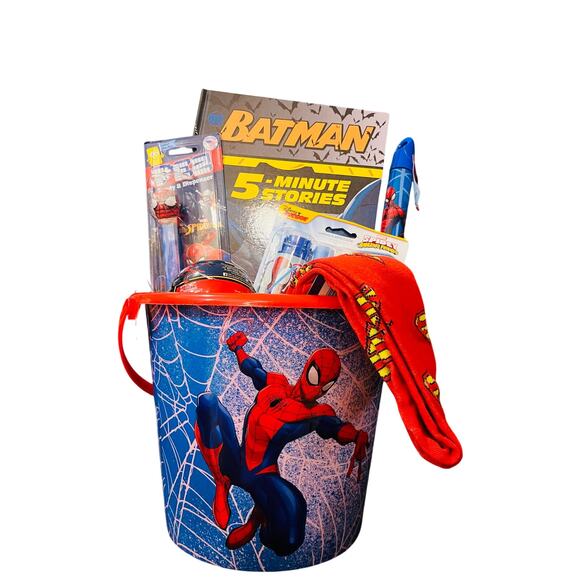 Spiderman adorable bundle preschool throw 40 50 Spider-Man Easter bucket - Picture 6 of 6